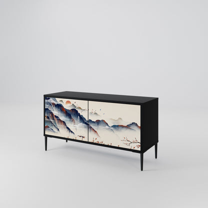 JAPANESE LANDSCAPE Móvel de TV Compacto de 2 Portas