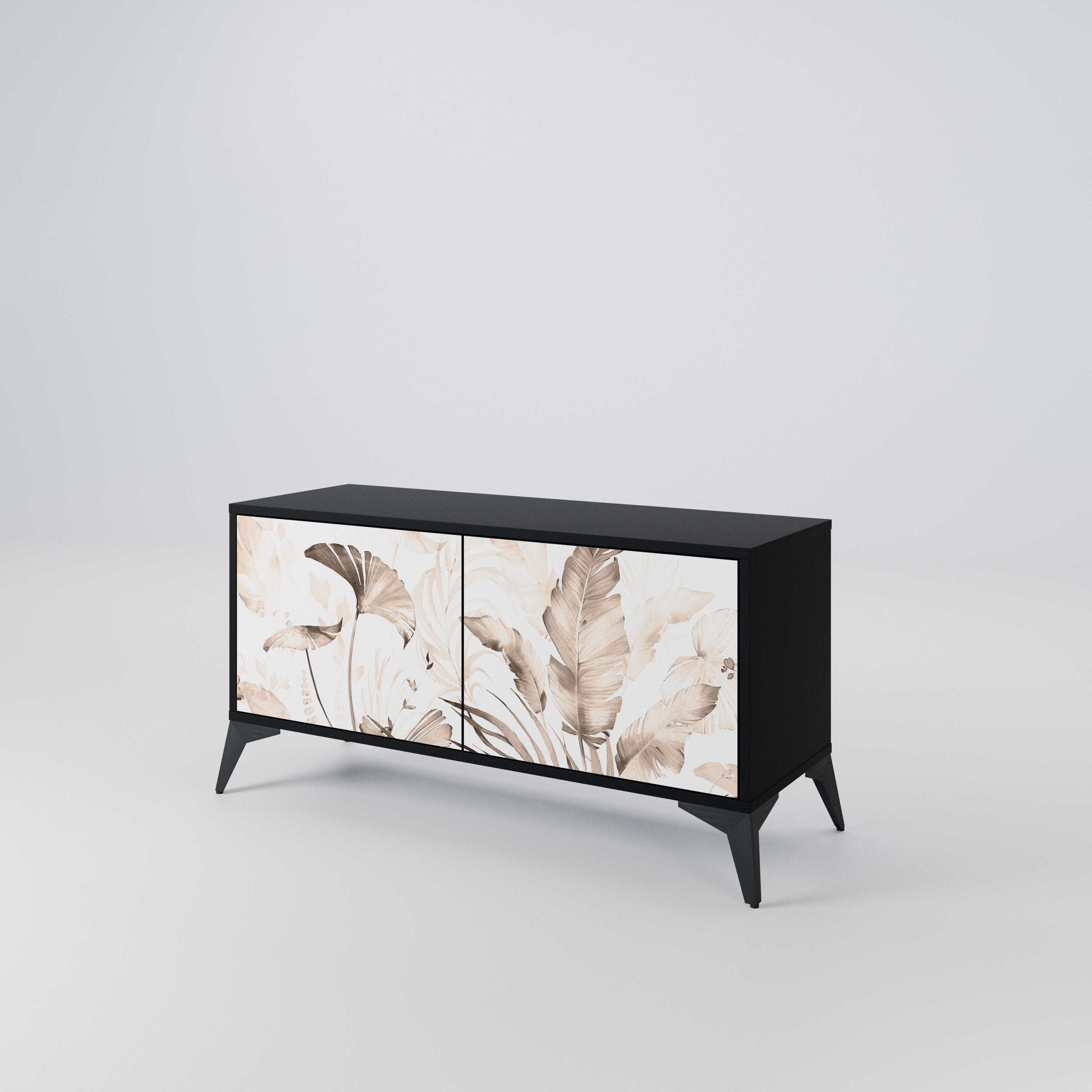 WILD TENDERNESS Compact 2-Door TV Cabinet