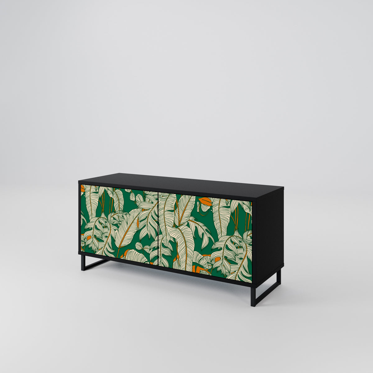VERDANT PLEASURES Móvel de TV Compacto de 2 Portas