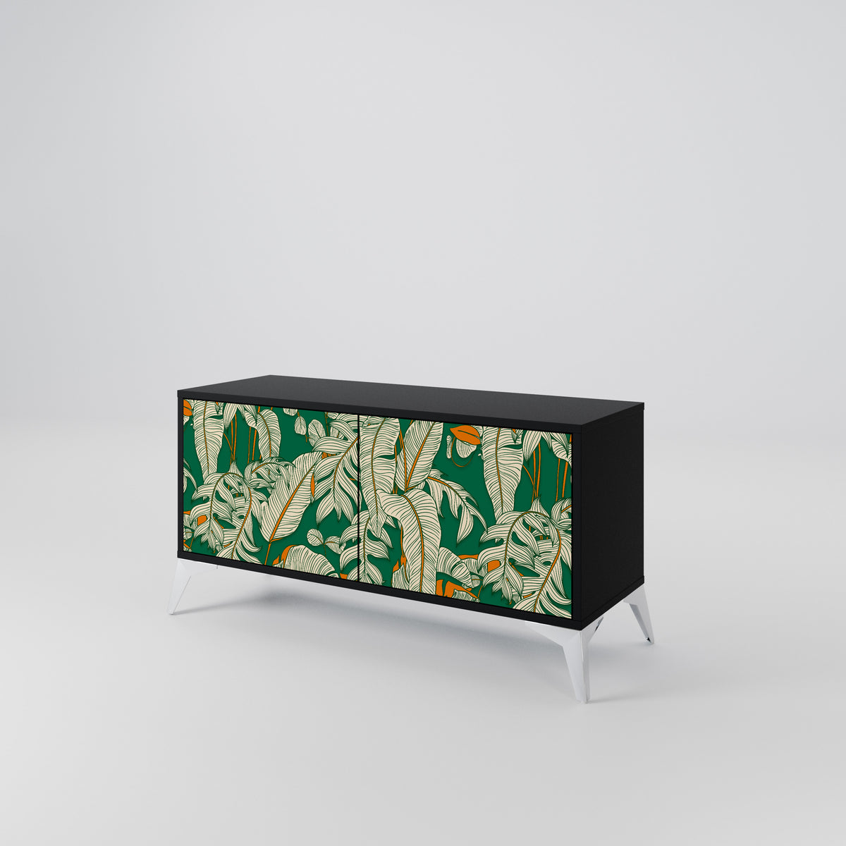 VERDANT PLEASURES Móvel de TV Compacto de 2 Portas