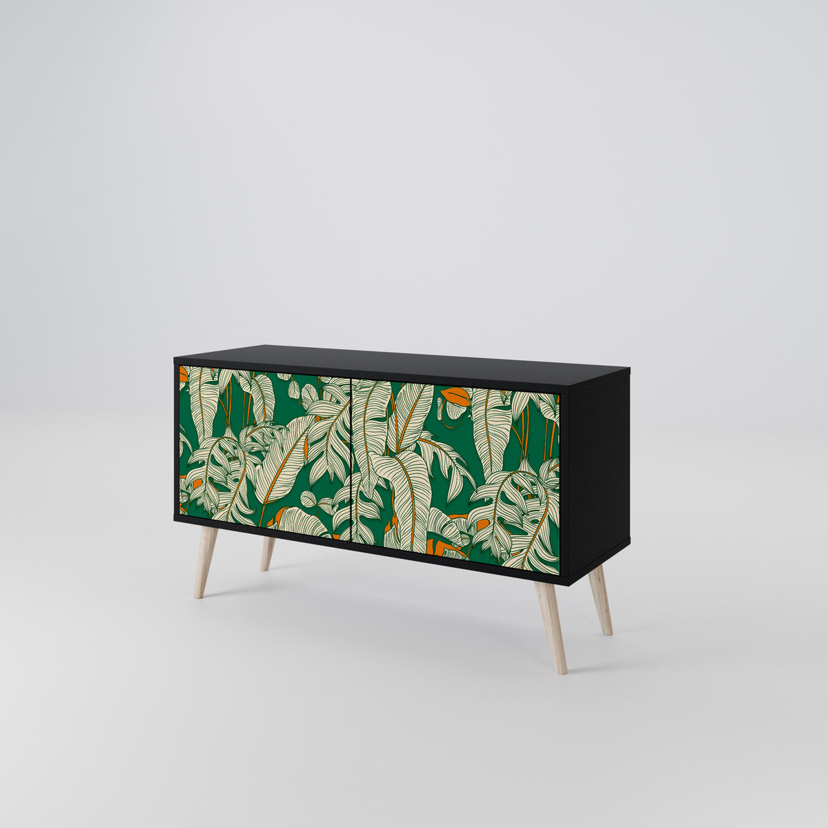 VERDANT PLEASURES Móvel de TV Compacto de 2 Portas