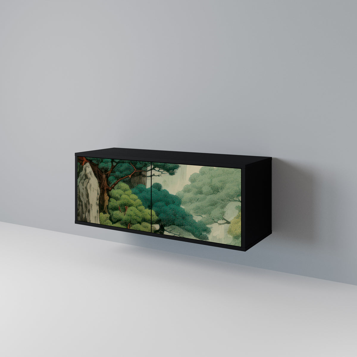 VERDURE ABYSS Móvel de TV Compacto de 2 Portas