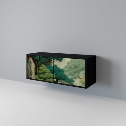 VERDURE ABYSS Móvel de TV Compacto de 2 Portas