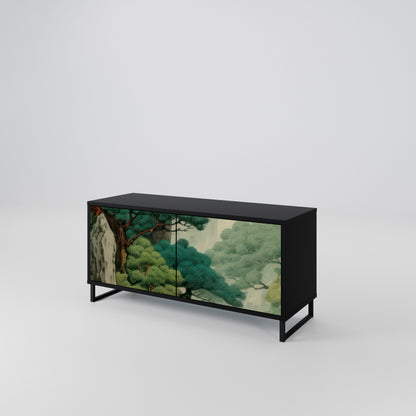 VERDURE ABYSS Móvel de TV Compacto de 2 Portas