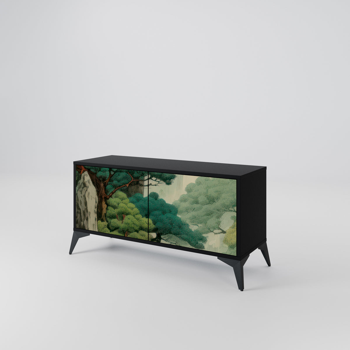 VERDURE ABYSS Móvel de TV Compacto de 2 Portas