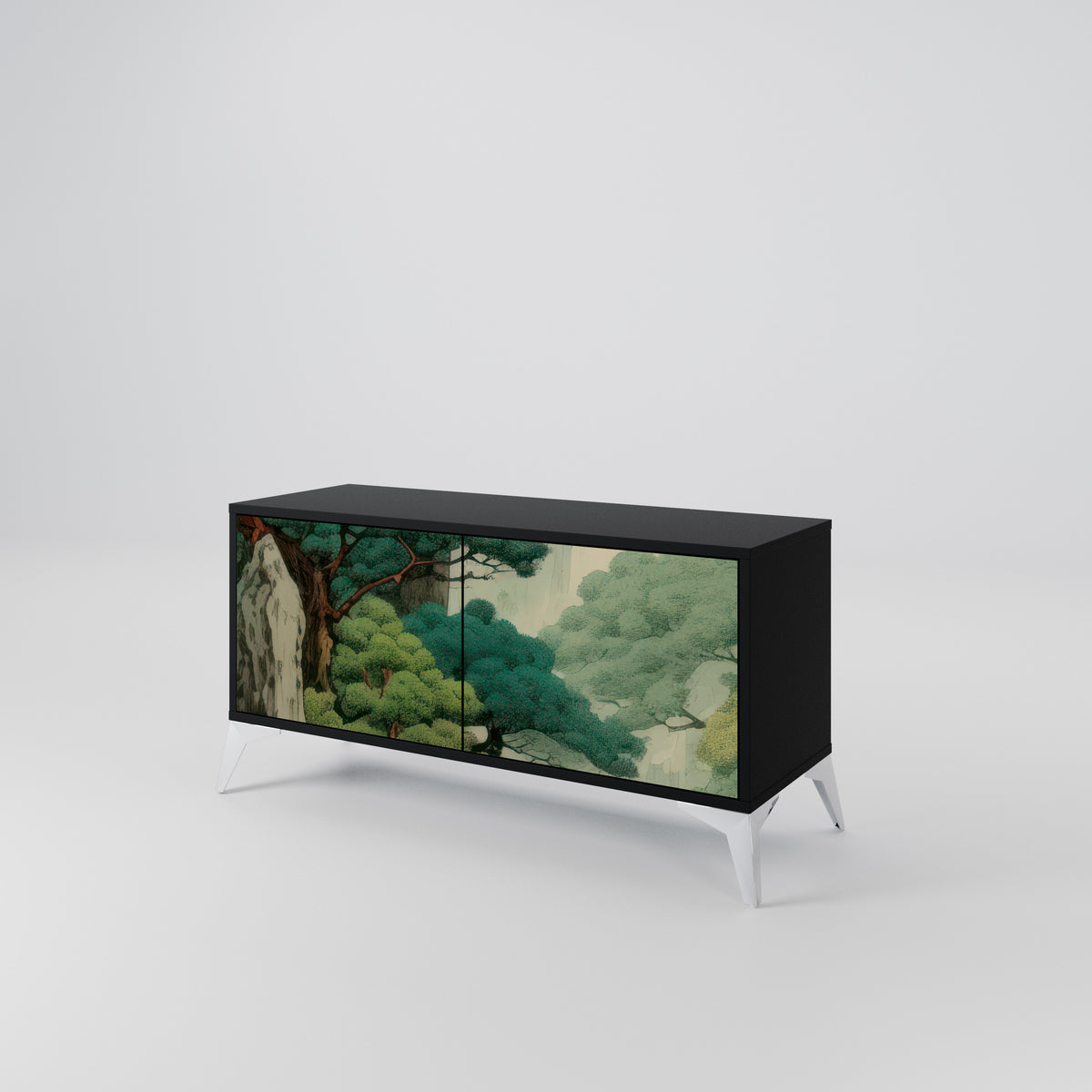 VERDURE ABYSS Móvel de TV Compacto de 2 Portas