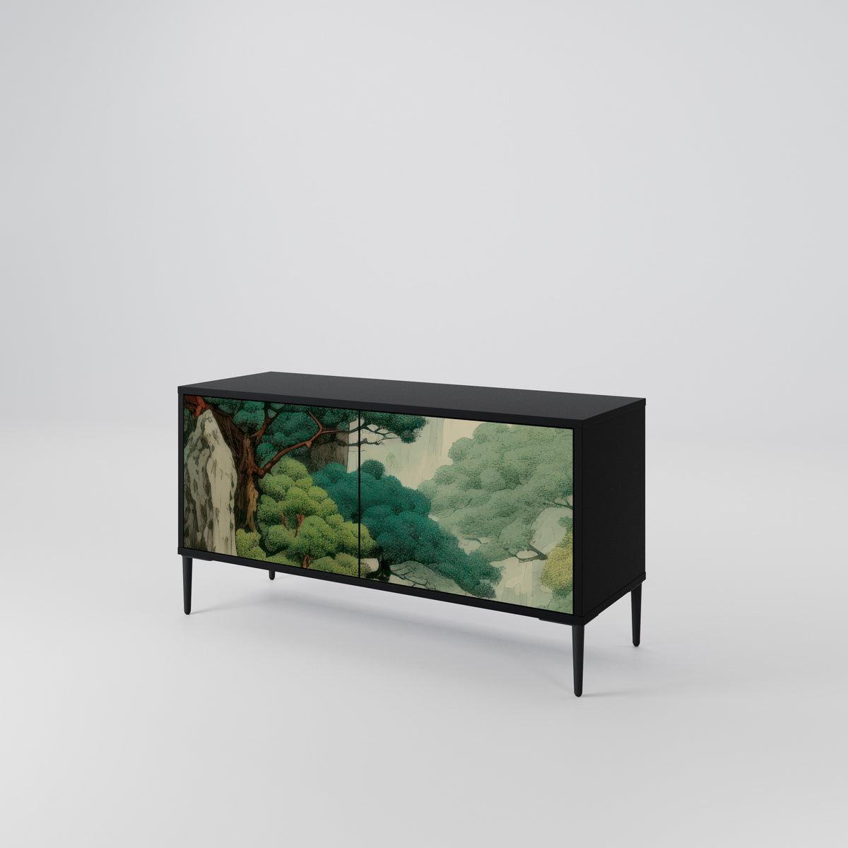 VERDURE ABYSS Móvel de TV Compacto de 2 Portas