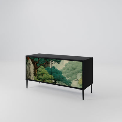 VERDURE ABYSS Móvel de TV Compacto de 2 Portas