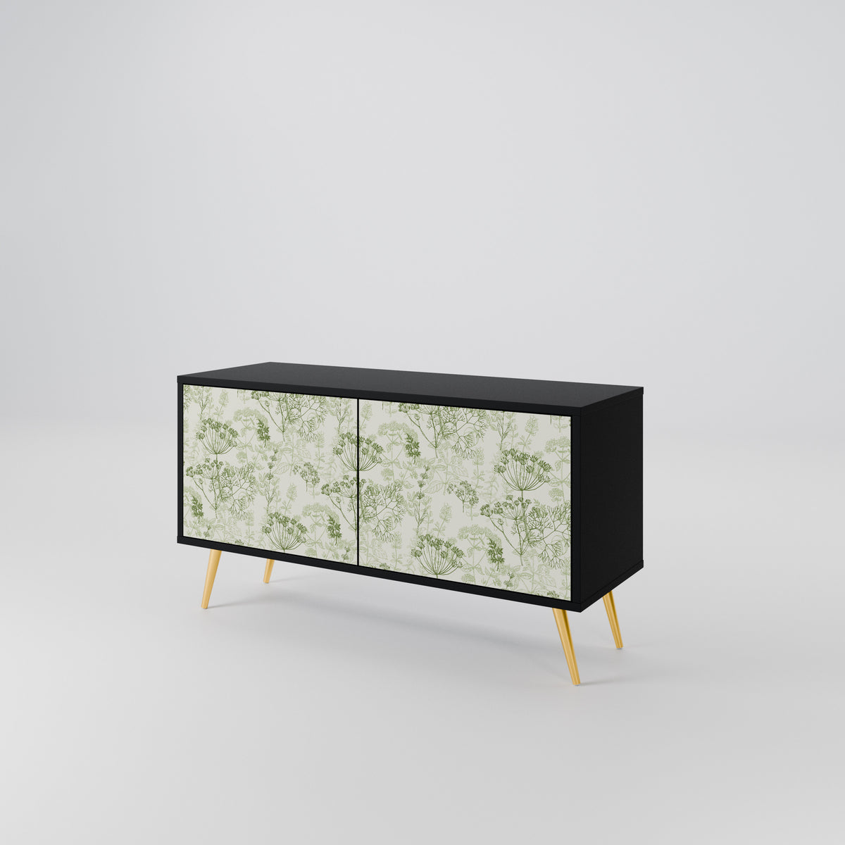 FENNEL BALDACHIN Compact 2-Door TV Cabinet