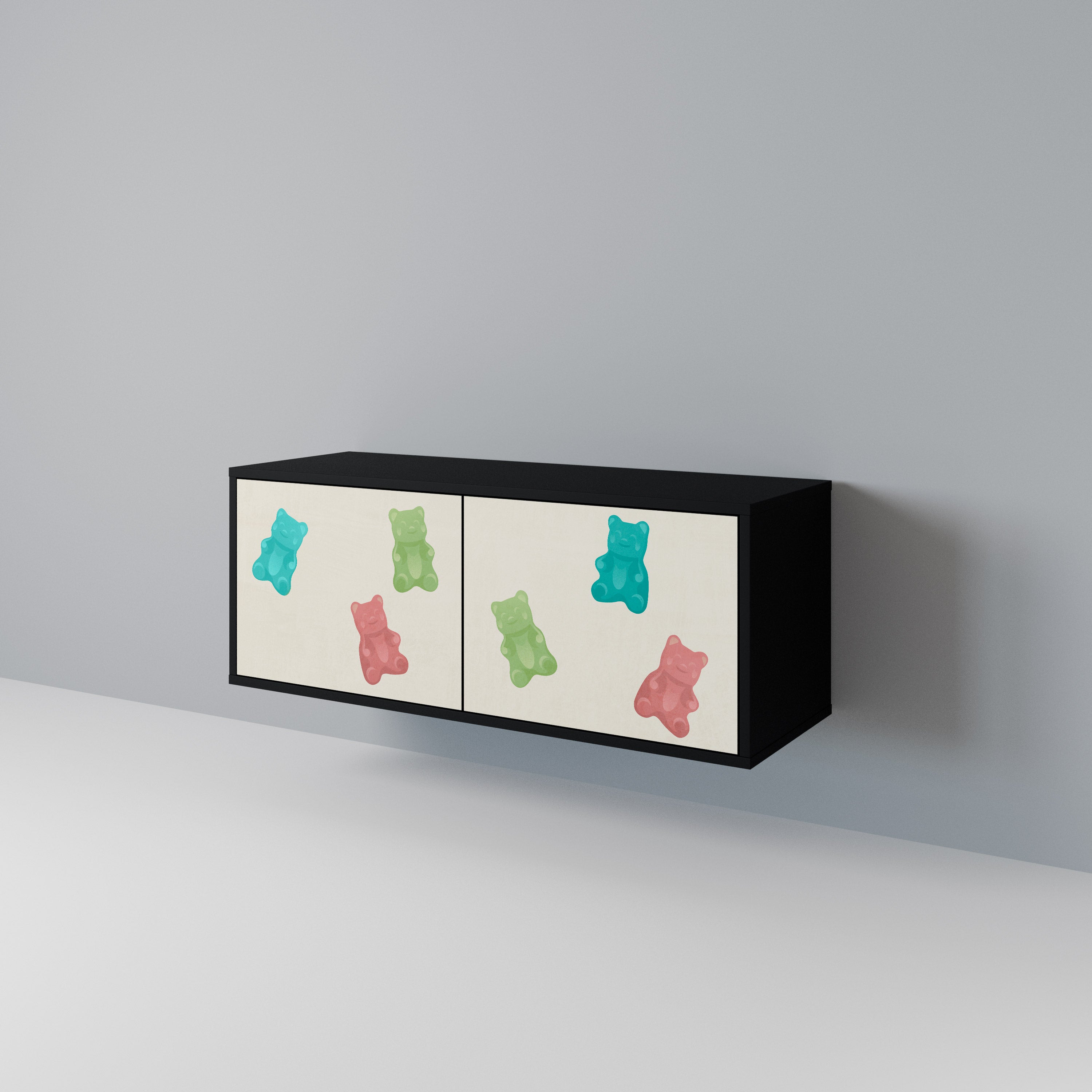 GUMMY BEARS Compact 2-Door TV Cabinet