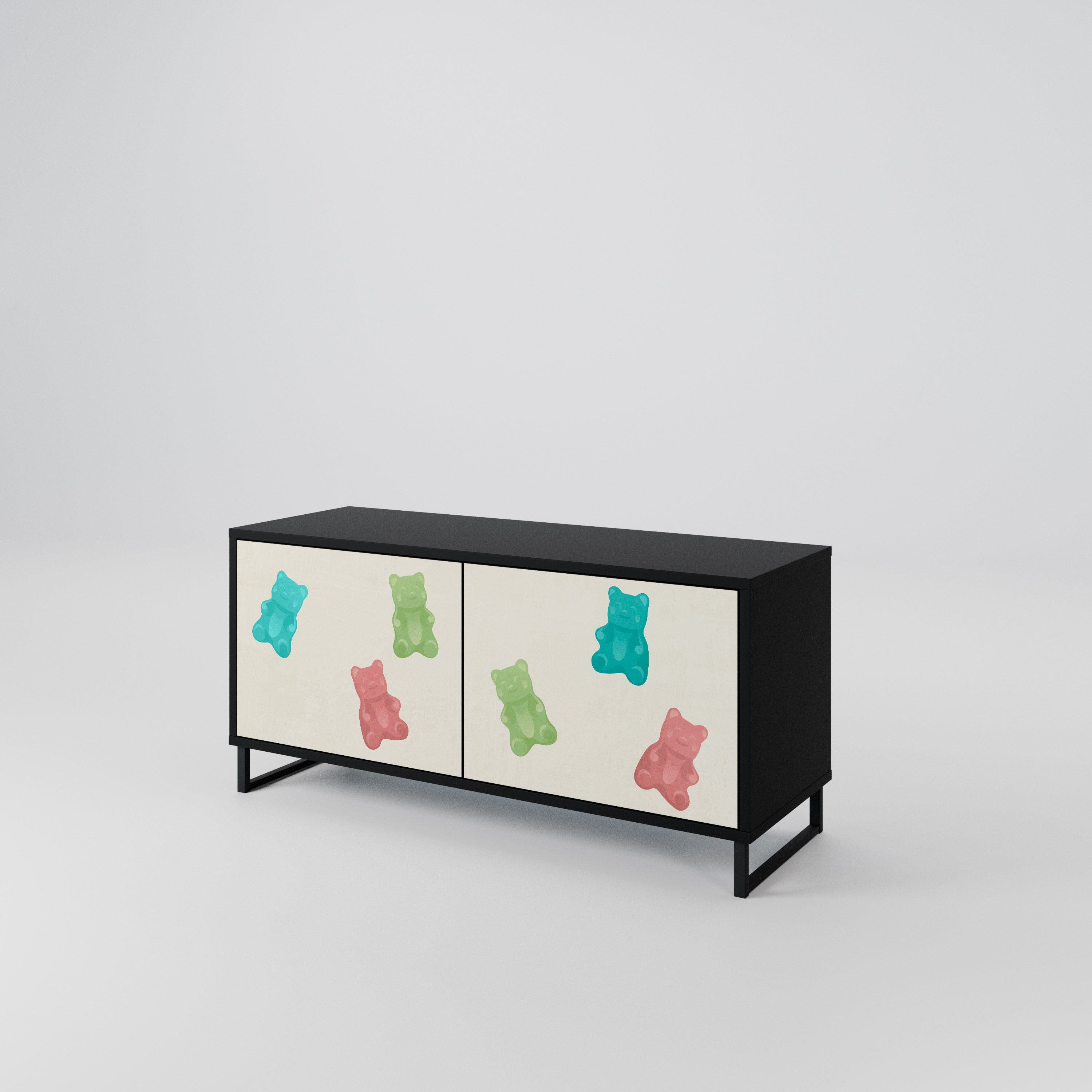 GUMMY BEARS Compact 2-Door TV Cabinet
