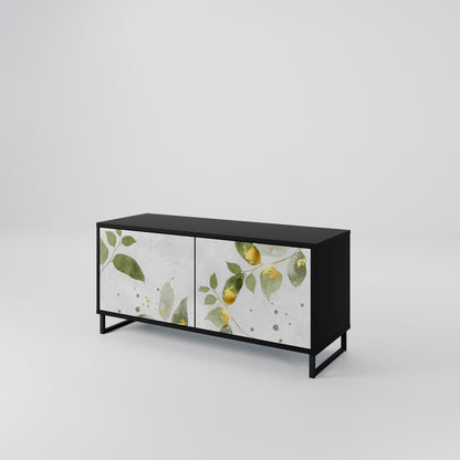 ELEGANT BOTANICS Móvel de TV Compacto de 2 Portas