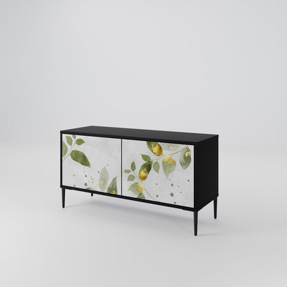 ELEGANT BOTANICS Móvel de TV Compacto de 2 Portas