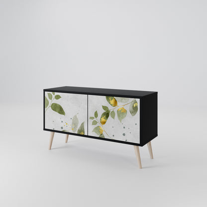 ELEGANT BOTANICS Móvel de TV Compacto de 2 Portas