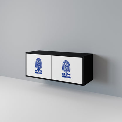POLISH FOLK ART Móvel de TV Compacto de 2 Portas