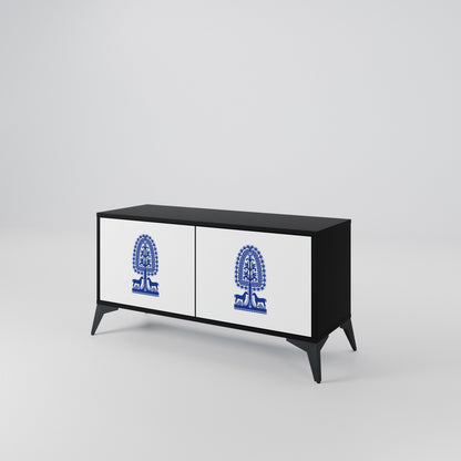POLISH FOLK ART Móvel de TV Compacto de 2 Portas