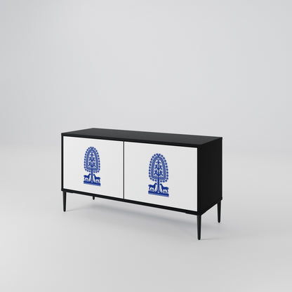 POLISH FOLK ART Móvel de TV Compacto de 2 Portas