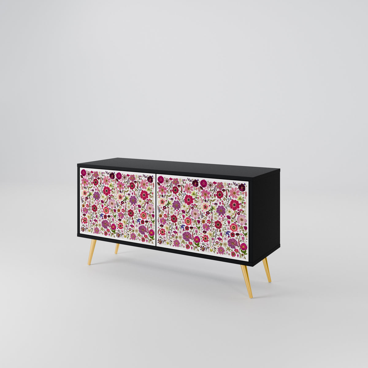 PETAL GARDEN Compact 2-Door TV Cabinet