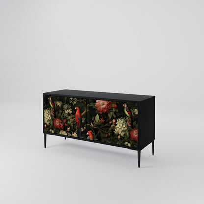 AVIAN GREENERY Compact 2-Door TV Cabinet