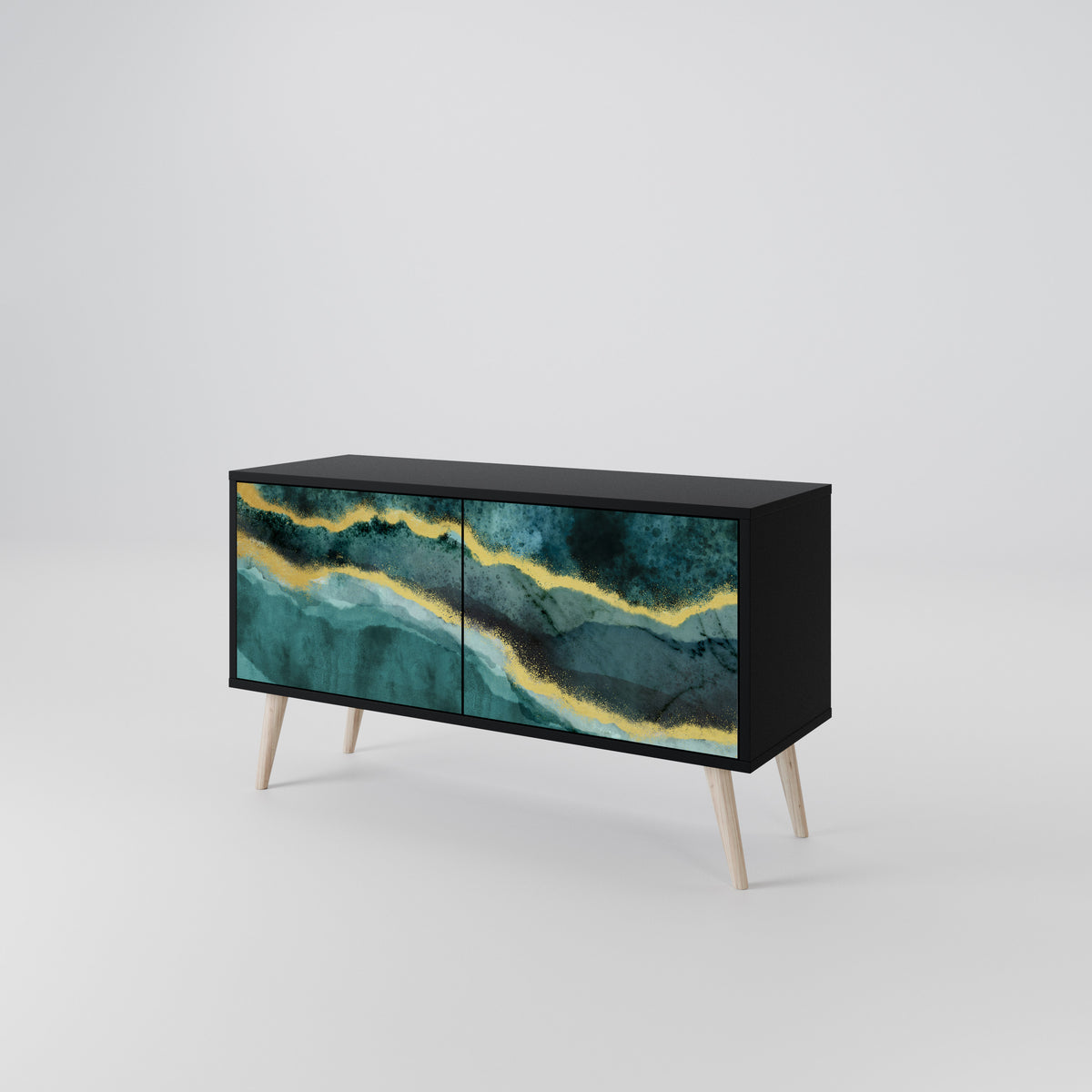 GOLDRUSH ODYSSEY Compact 2-Door TV Cabinet