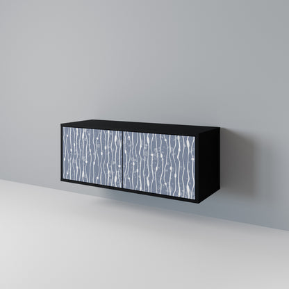 GRAPHITE RAIN Móvel de TV Compacto de 2 Portas