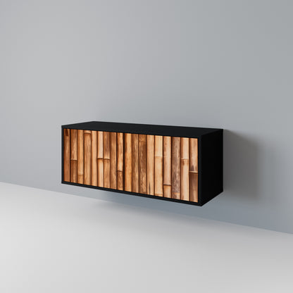 NATURAL WOOD Móvel de TV Compacto de 2 Portas