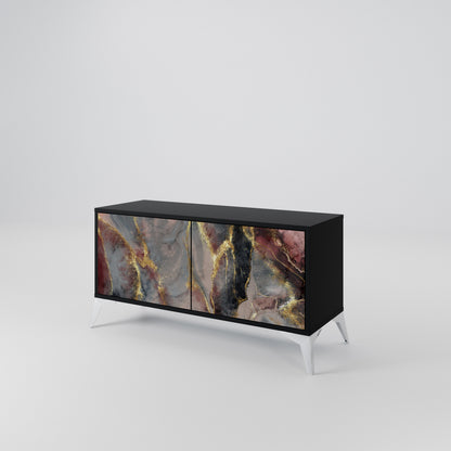 GOLDEN TIDES Compact 2-Door TV Cabinet