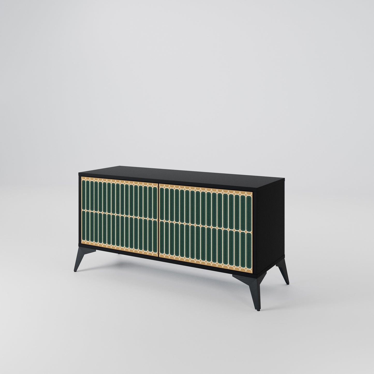 ILUSION GATE Compact 2-Door TV Cabinet