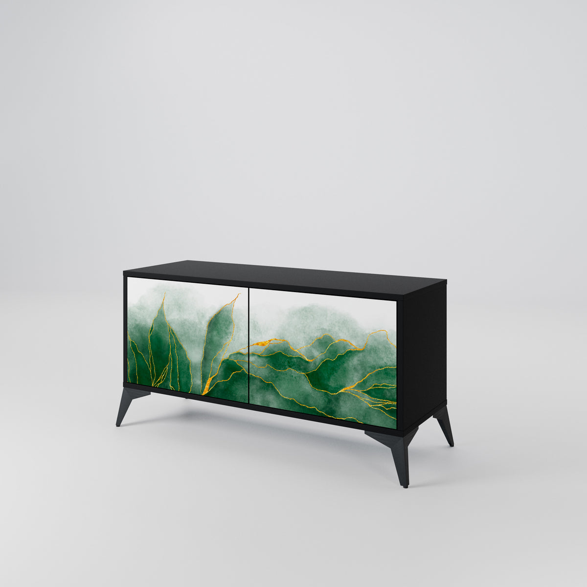 EXPENSIVE NATURE Móvel de TV Compacto de 2 Portas