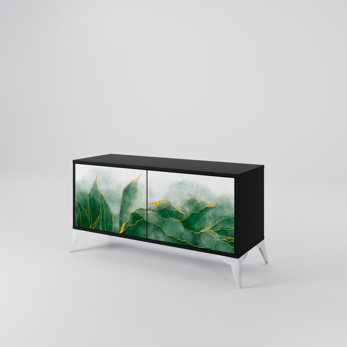 EXPENSIVE NATURE Móvel de TV Compacto de 2 Portas