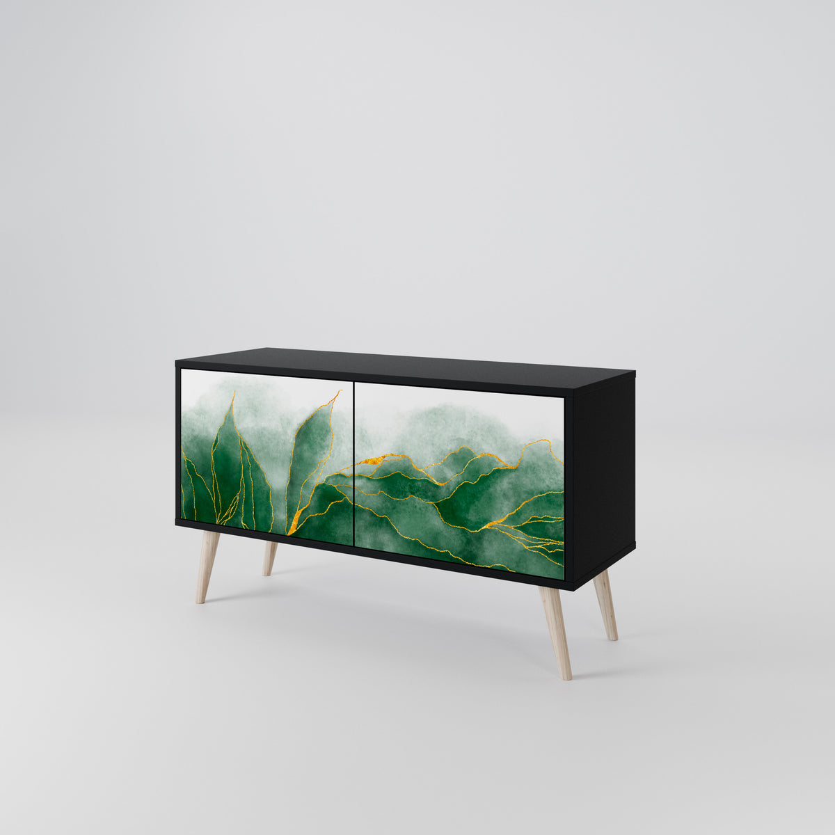 EXPENSIVE NATURE Móvel de TV Compacto de 2 Portas