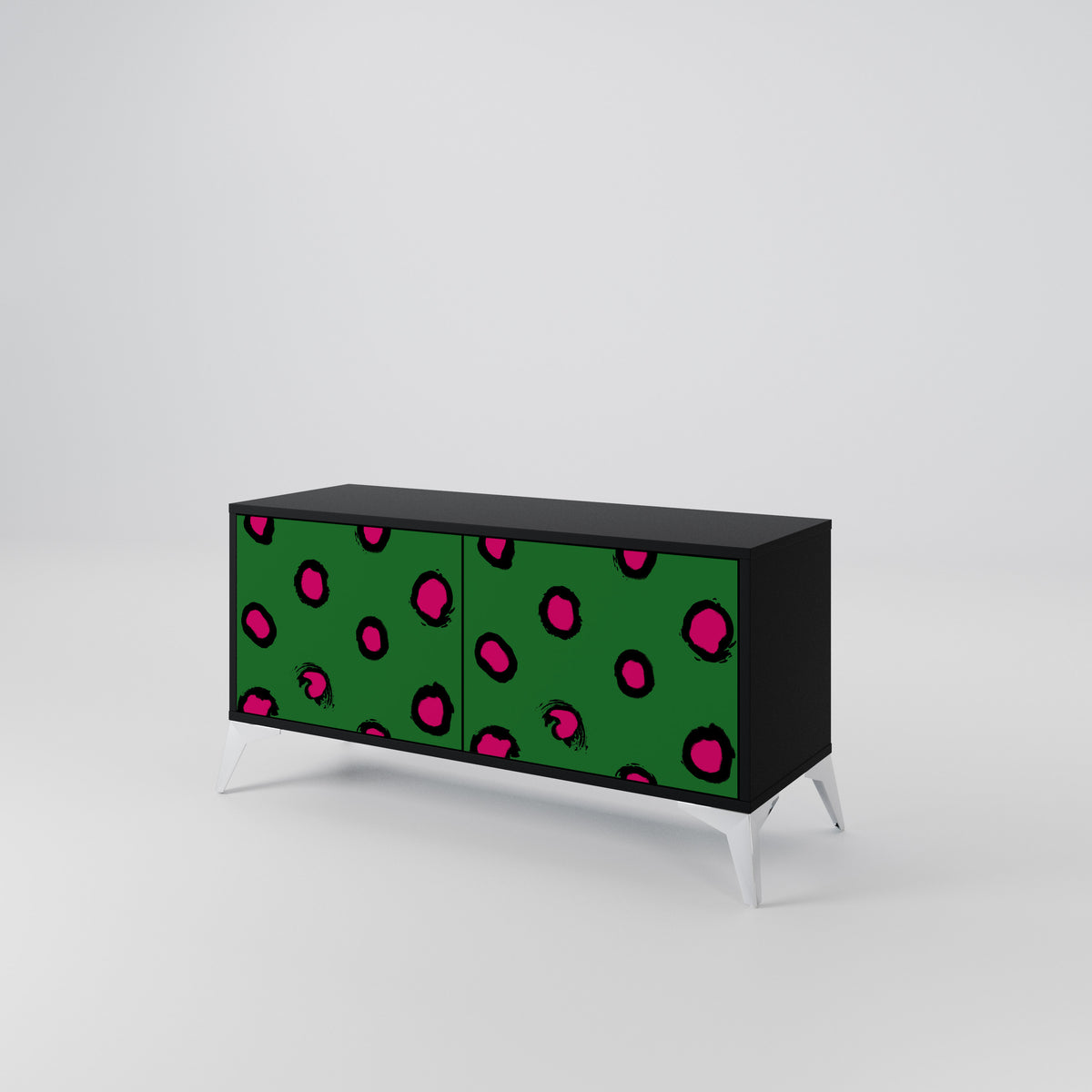 FUNKY SPOTS Móvel de TV Compacto de 2 Portas