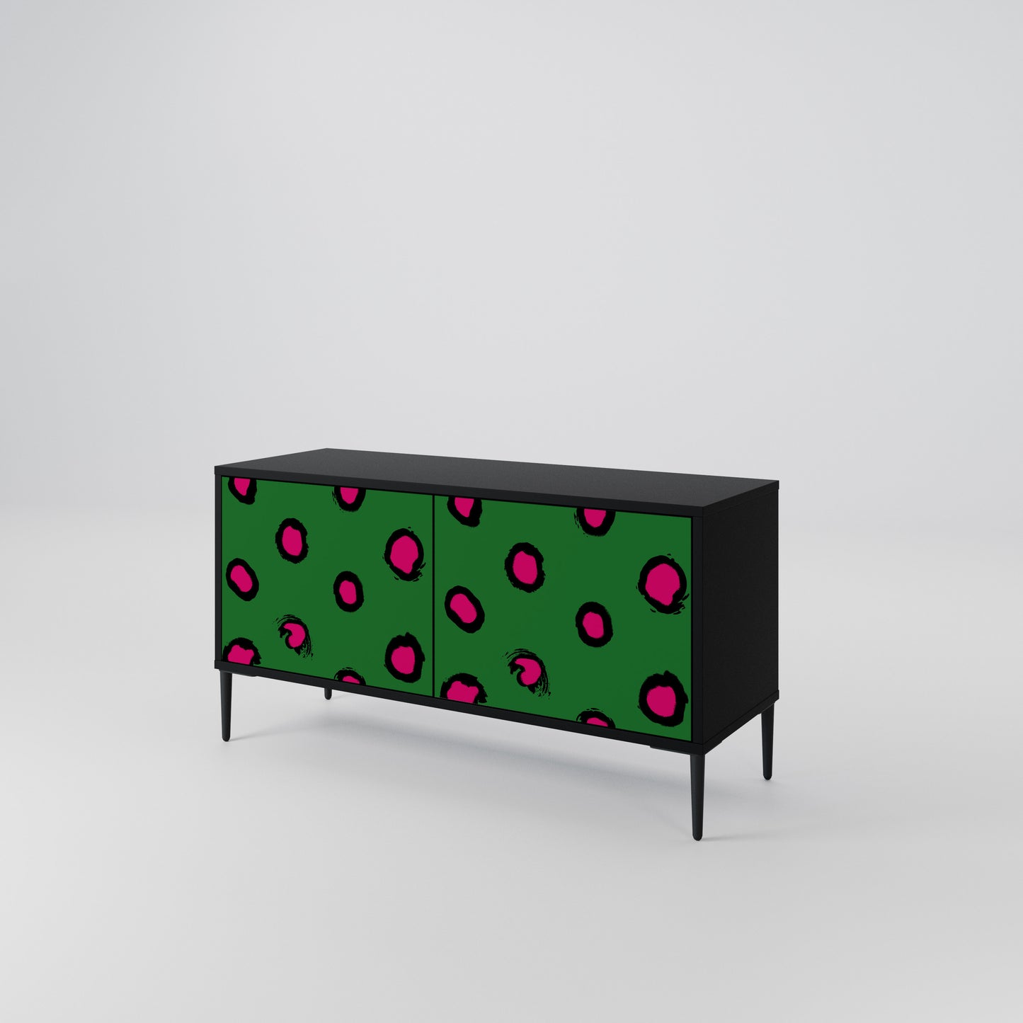 FUNKY SPOTS Móvel de TV Compacto de 2 Portas