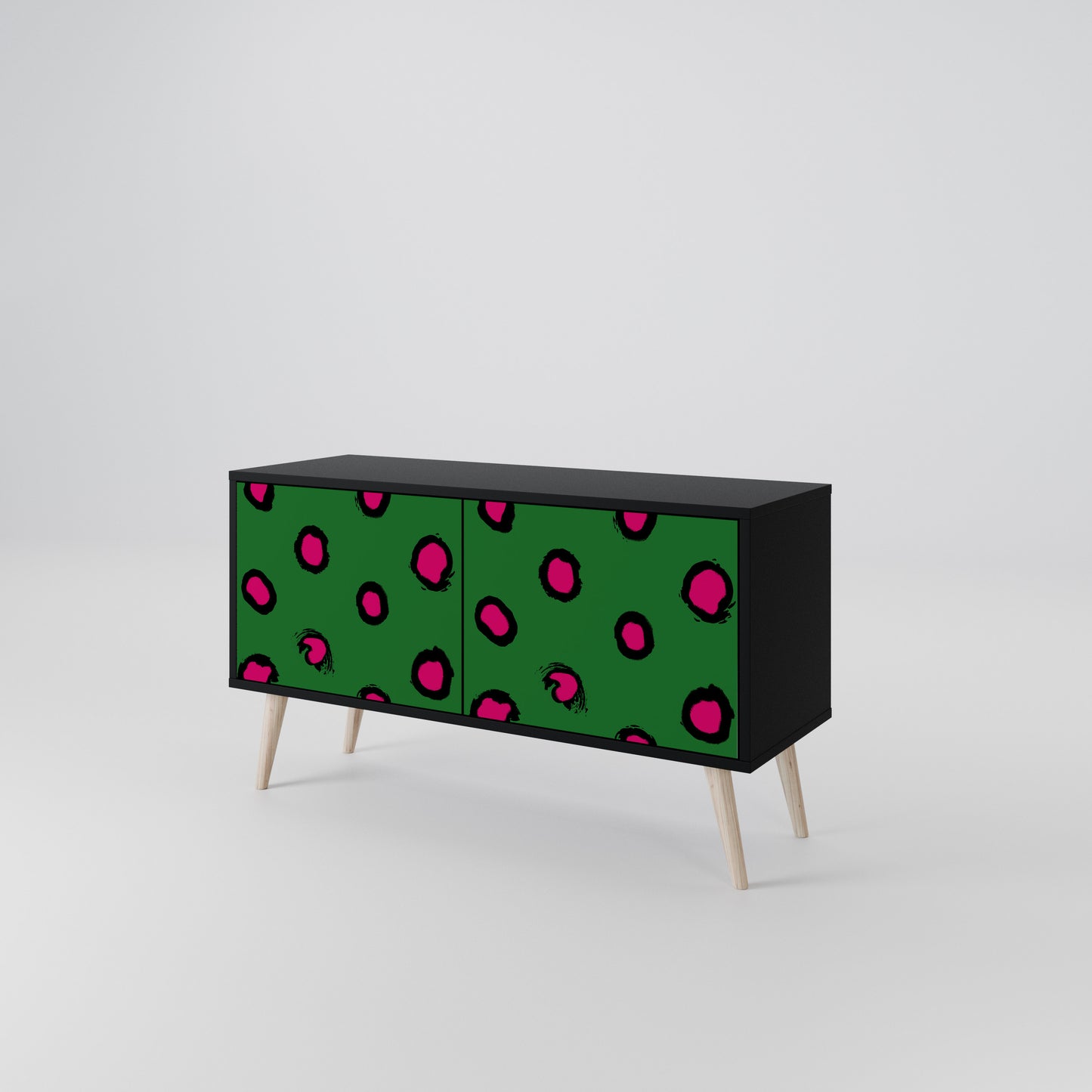 FUNKY SPOTS Móvel de TV Compacto de 2 Portas