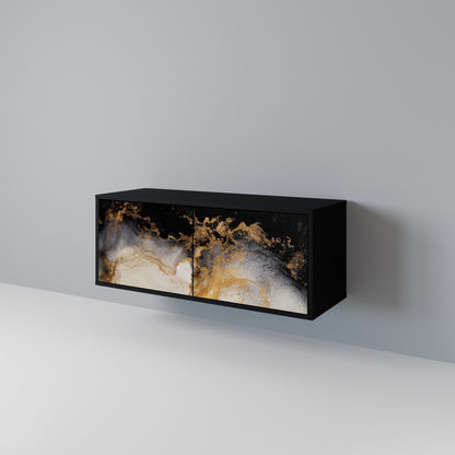 MARBLE OF TOMMORROW Móvel de TV Compacto de 2 Portas