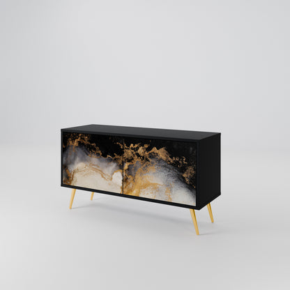 MARBLE OF TOMMORROW Móvel de TV Compacto de 2 Portas
