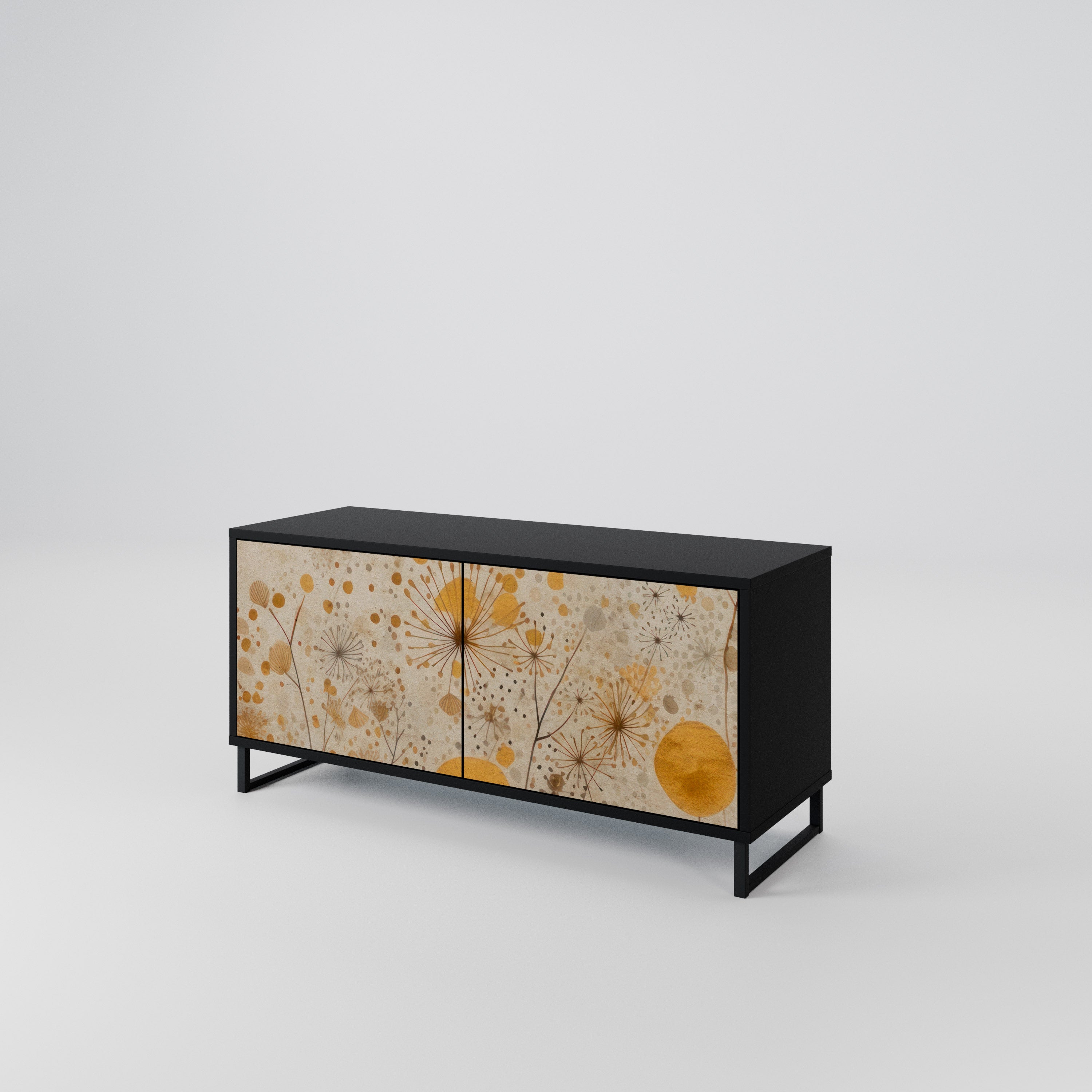 MORNING GLADE Móvel de TV Compacto de 2 Portas