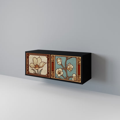 TIMELESS FLORA Móvel de TV Compacto de 2 Portas