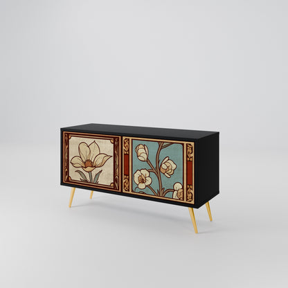 TIMELESS FLORA Móvel de TV Compacto de 2 Portas