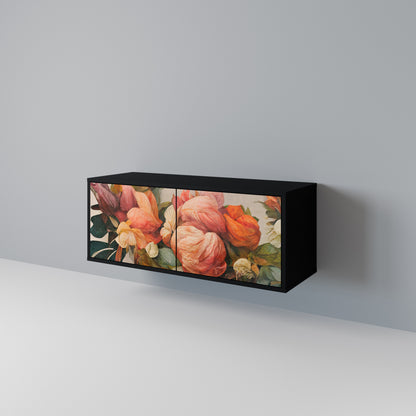 STYLISH BEAUTY Móvel de TV Compacto de 2 Portas