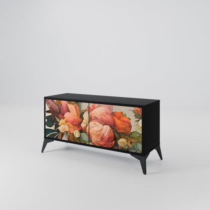 STYLISH BEAUTY Móvel de TV Compacto de 2 Portas