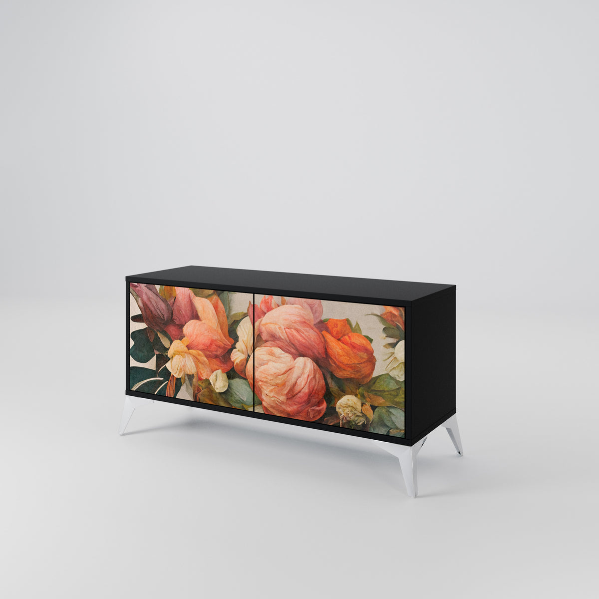 STYLISH BEAUTY Móvel de TV Compacto de 2 Portas
