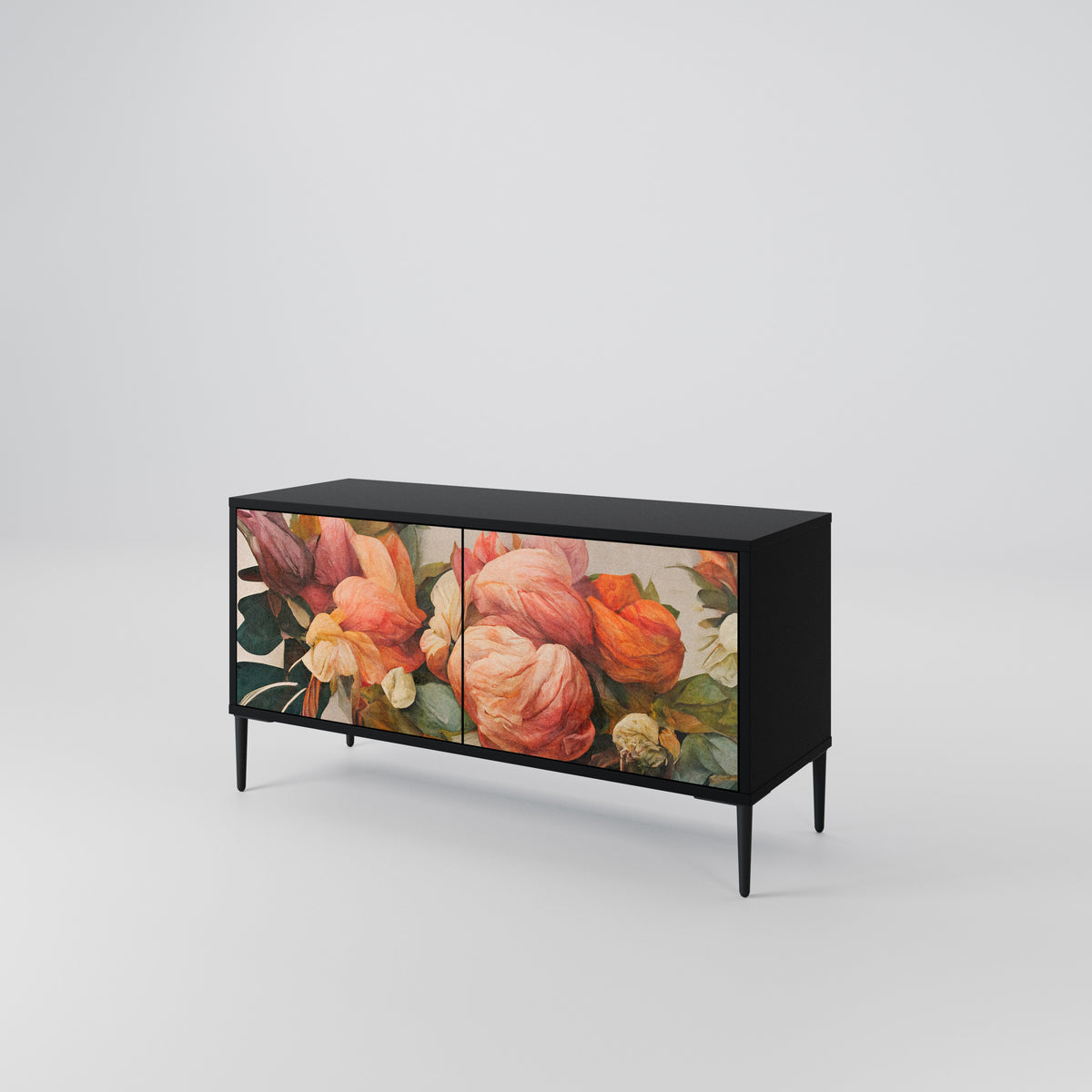 STYLISH BEAUTY Móvel de TV Compacto de 2 Portas
