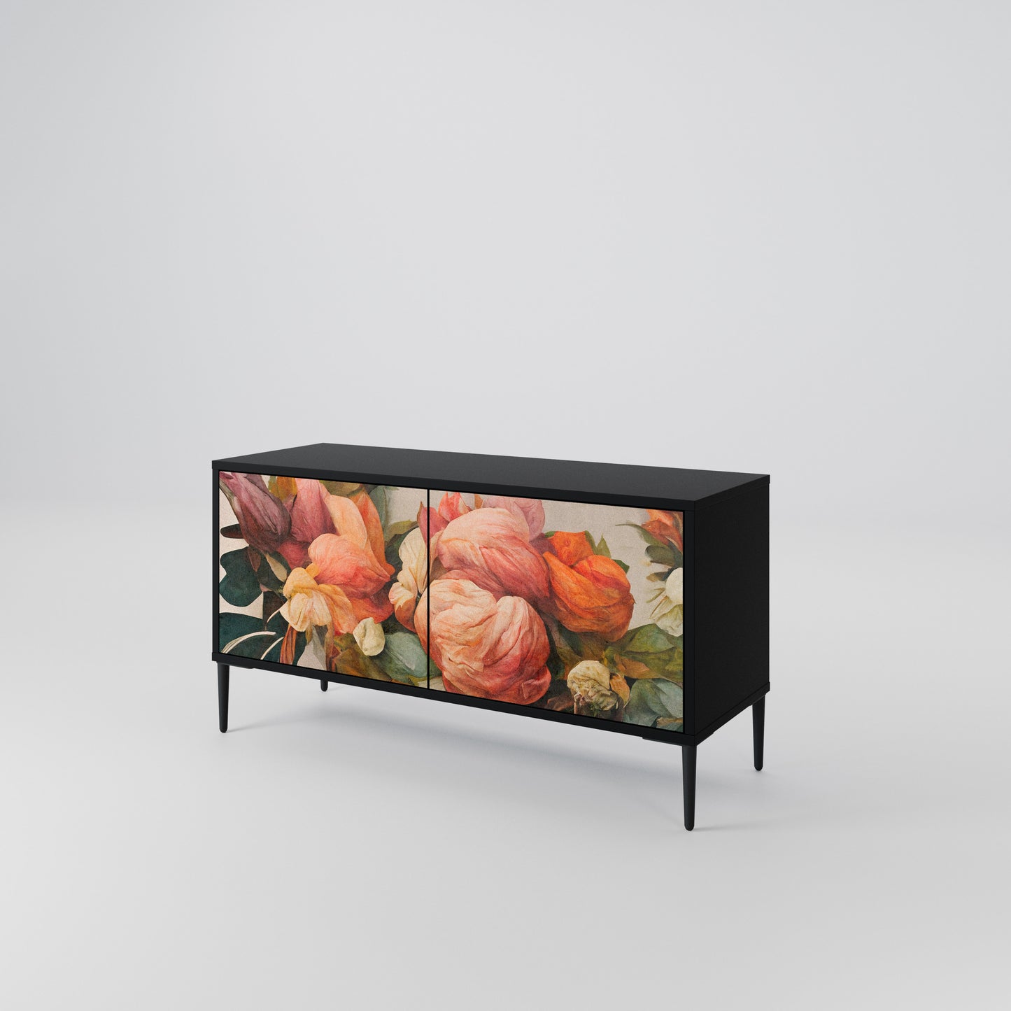 STYLISH BEAUTY Móvel de TV Compacto de 2 Portas