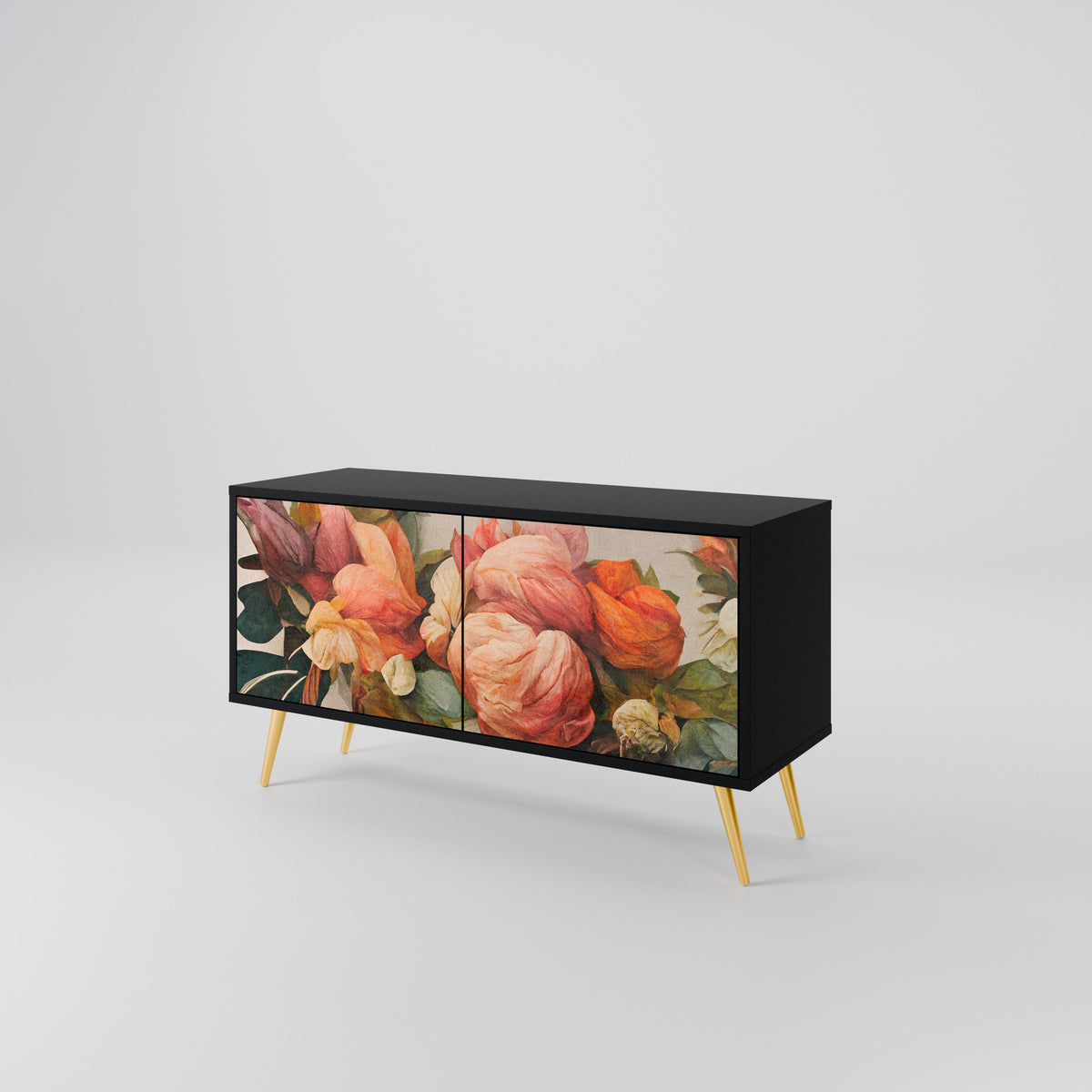 STYLISH BEAUTY Móvel de TV Compacto de 2 Portas