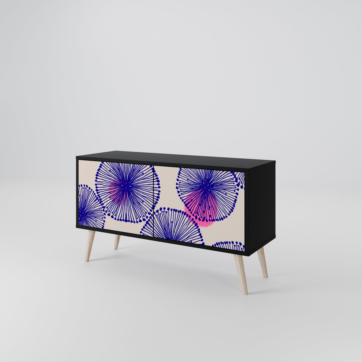 MAGIC NATURE Compact 2-Door TV Cabinet
