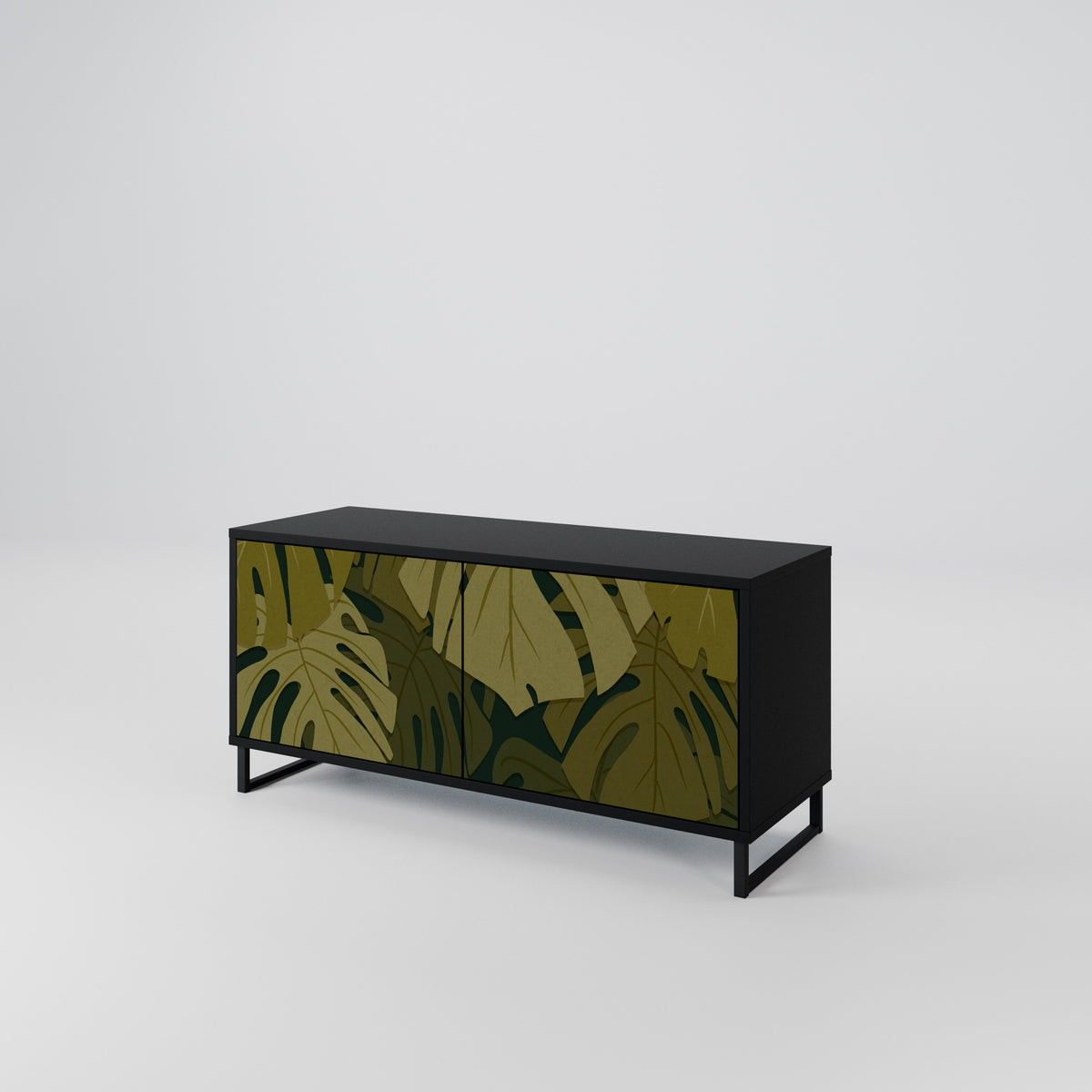 TROPICAL BEAUTY Móvel de TV Compacto de 2 Portas