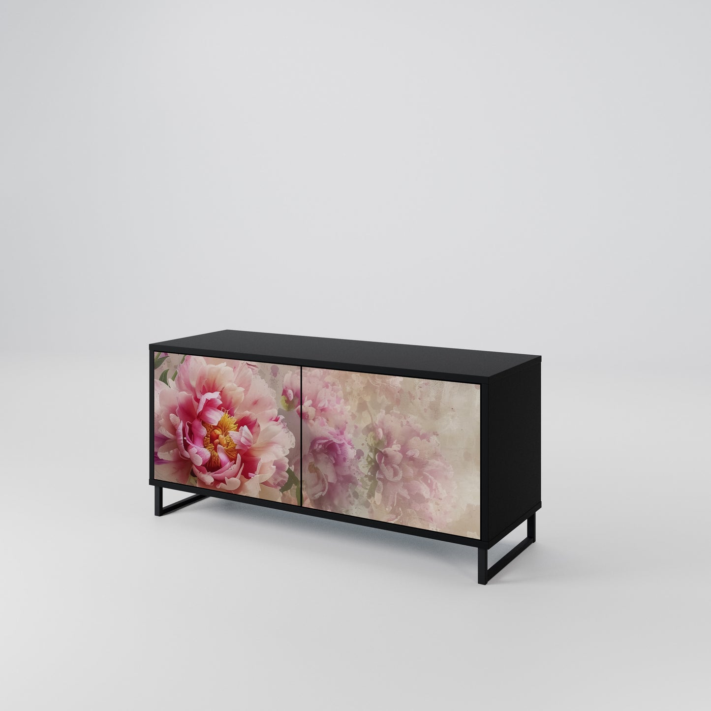 PEONY WHISPER Móvel de TV Compacto de 2 Portas