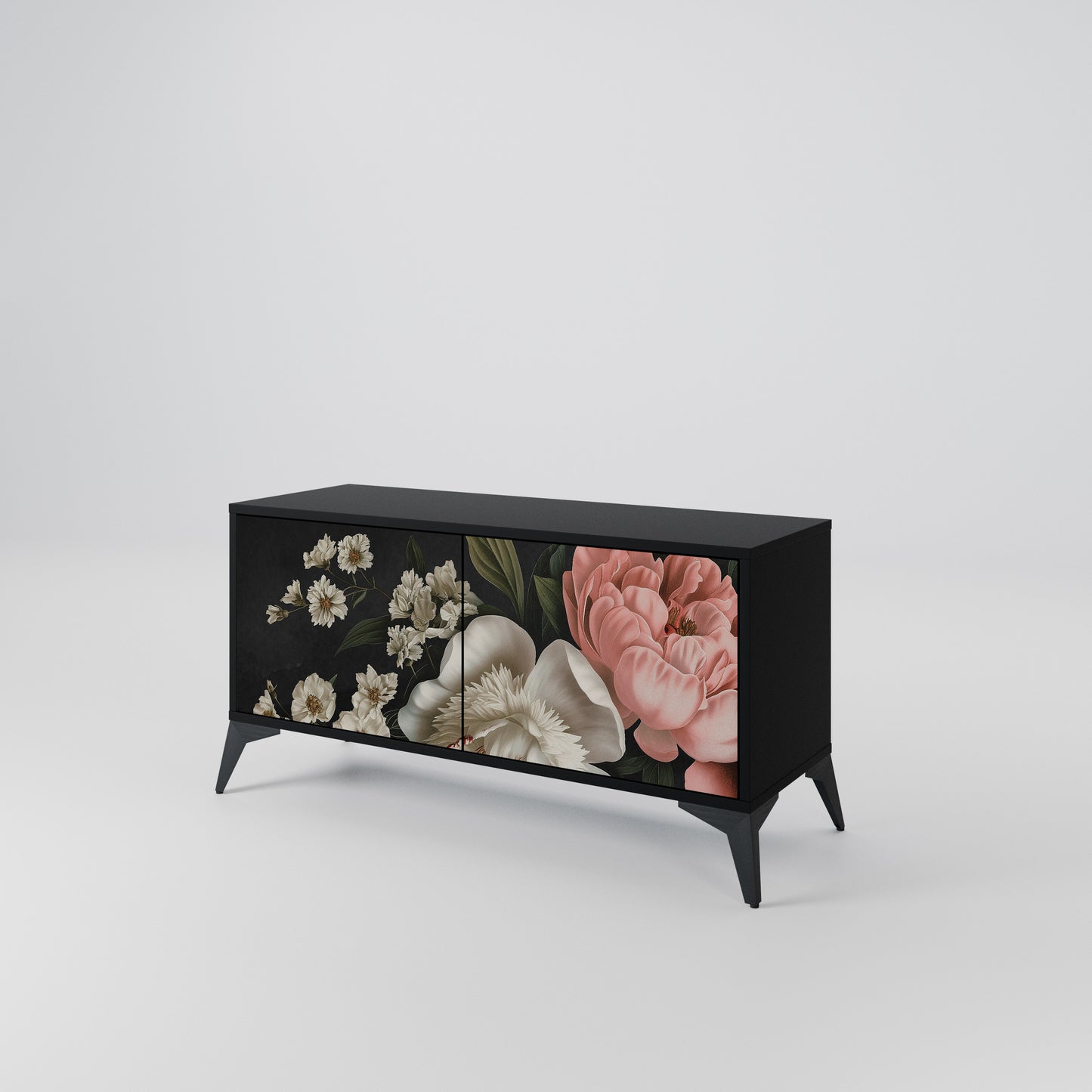 LUSH ELEGANCE Móvel de TV Compacto de 2 Portas