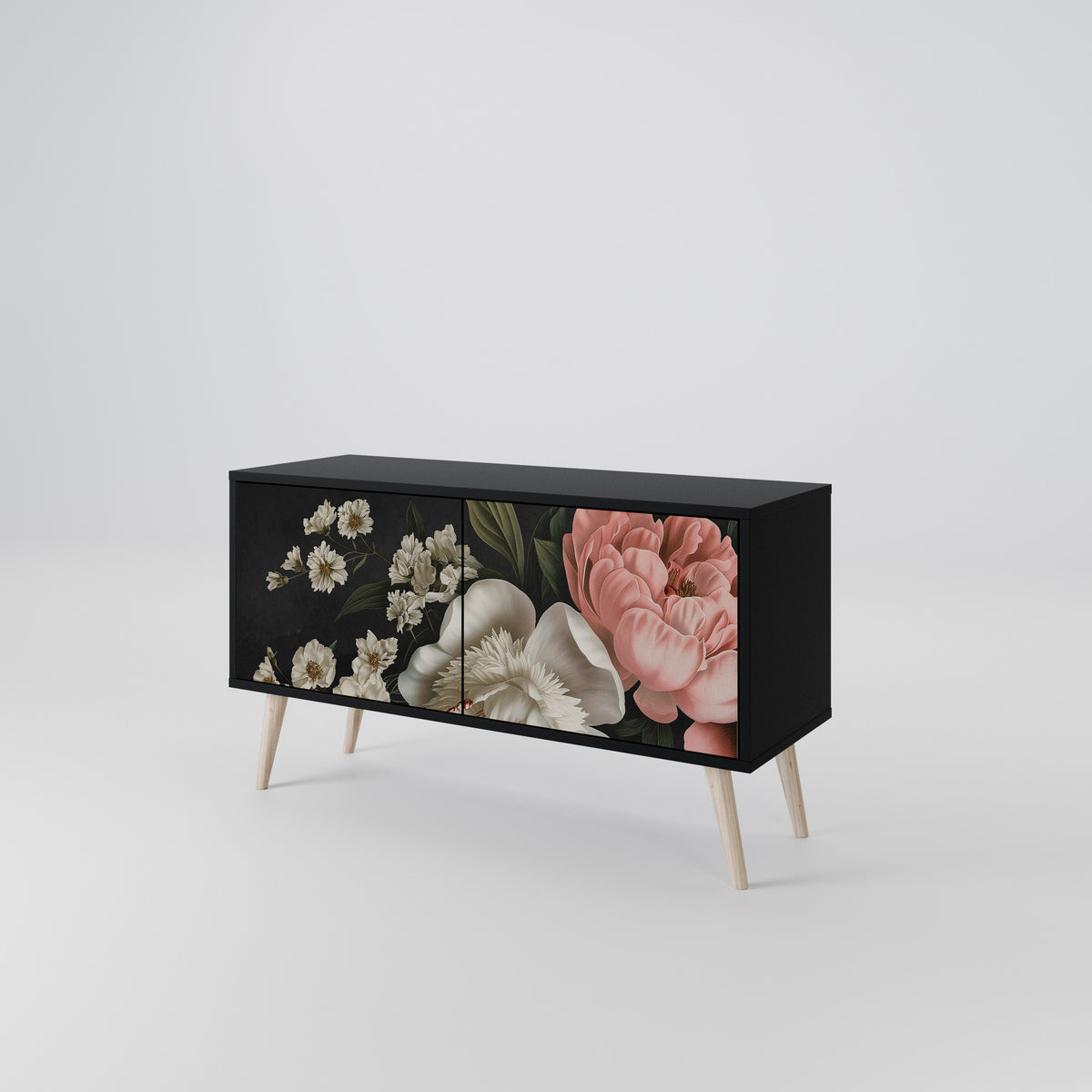 LUSH ELEGANCE Móvel de TV Compacto de 2 Portas